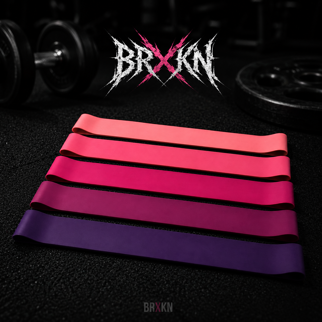 Bandas de Resistencia BRXKN — Set 5 Niveles para Entrenar