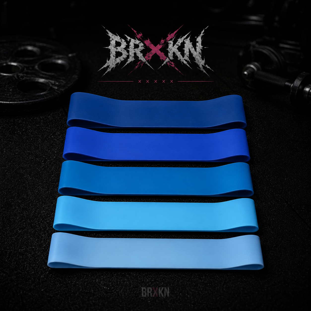 Bandas de Resistencia BRXKN — Set 5 Niveles para Entrenar