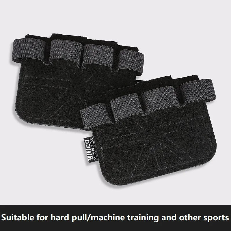 BRXKN Guantes de Entrenamiento – Agarre de Cuero para Levantamiento de Pesas, Dominadas y Gym